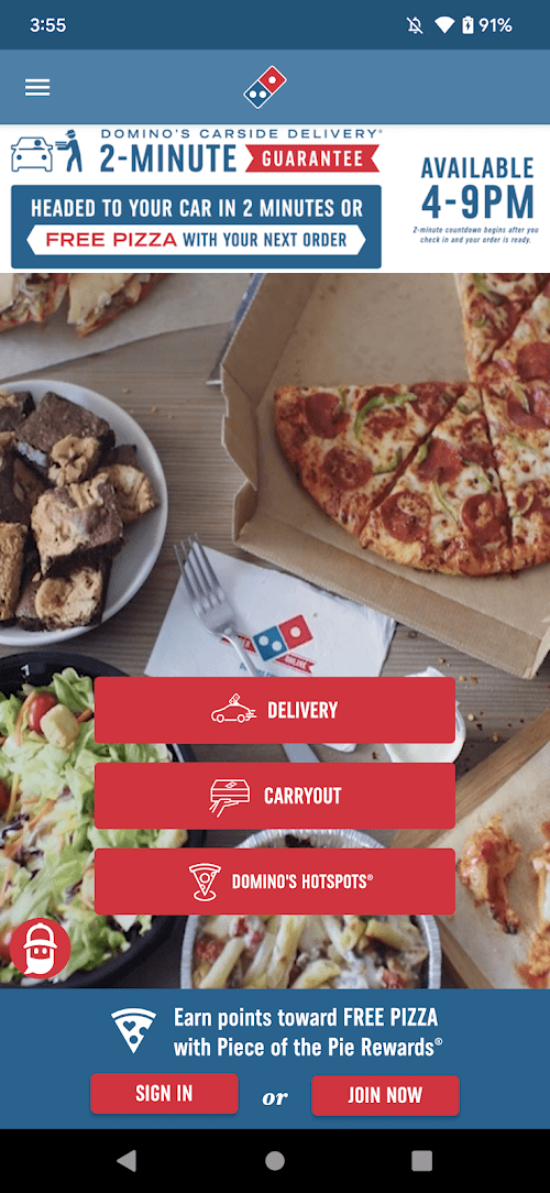 Domino's Pizza USA screenshot