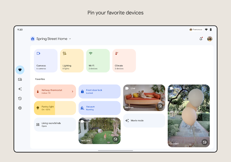 Google Home screenshot