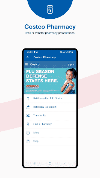 Costco Wholesale screenshot