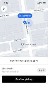 Uber - Request a ride screenshot