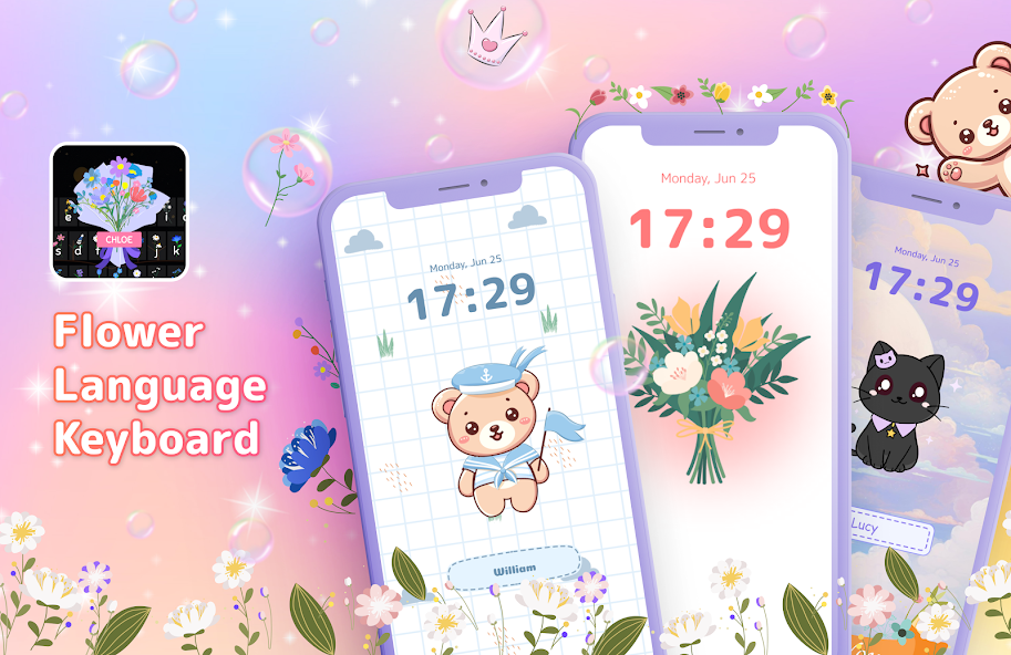 Flower Language Keyboard screenshot