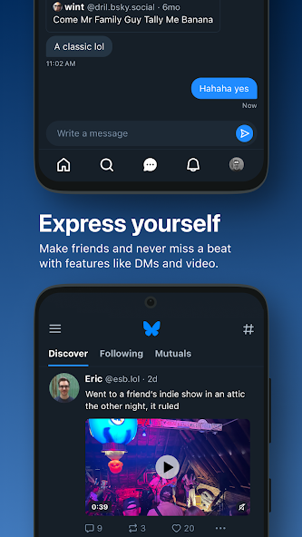 Bluesky screenshot